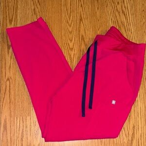 FIGS Medium Ultra Rose HighWaisted Yola